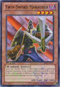 Twin-Sword Marauder [BP02-EN079] Mosaic Rare | Shuffle n Cut Hobbies & Games