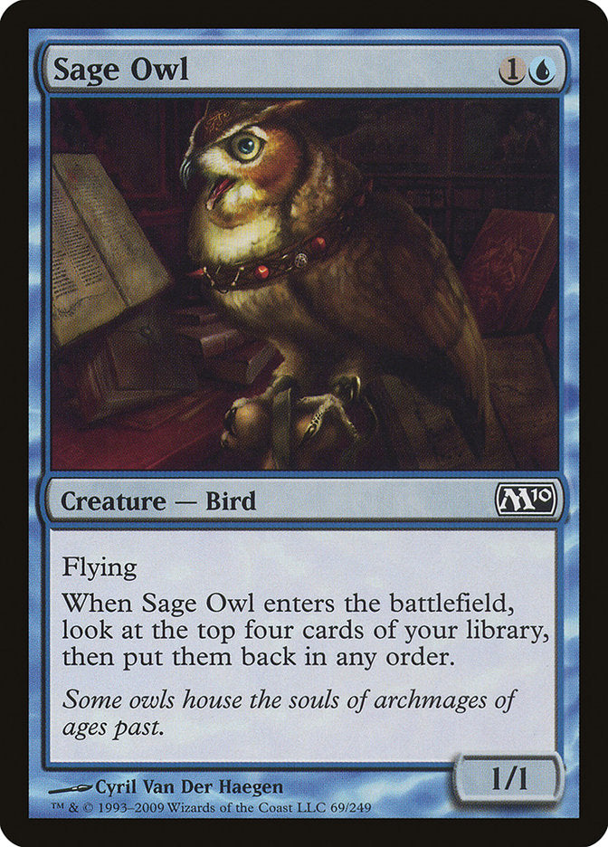 Sage Owl [Magic 2010] | Shuffle n Cut Hobbies & Games