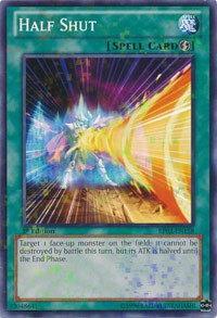 Half Shut [BP02-EN158] Mosaic Rare | Shuffle n Cut Hobbies & Games