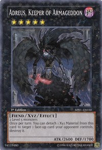 Adreus, Keeper of Armageddon [BP01-EN030] Starfoil Rare | Shuffle n Cut Hobbies & Games
