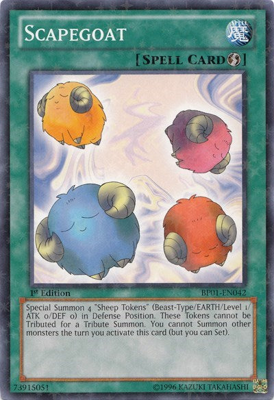 Scapegoat [BP01-EN042] Starfoil Rare | Shuffle n Cut Hobbies & Games