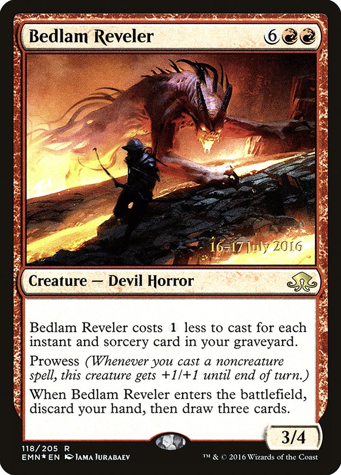 Bedlam Reveler [Eldritch Moon Prerelease Promos] | Shuffle n Cut Hobbies & Games