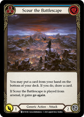 Scour the Battlescape (Blue) [WTR196] Unlimited Edition Rainbow Foil | Shuffle n Cut Hobbies & Games