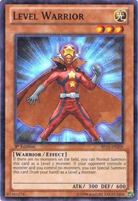 Level Warrior [BP01-EN208] Starfoil Rare | Shuffle n Cut Hobbies & Games