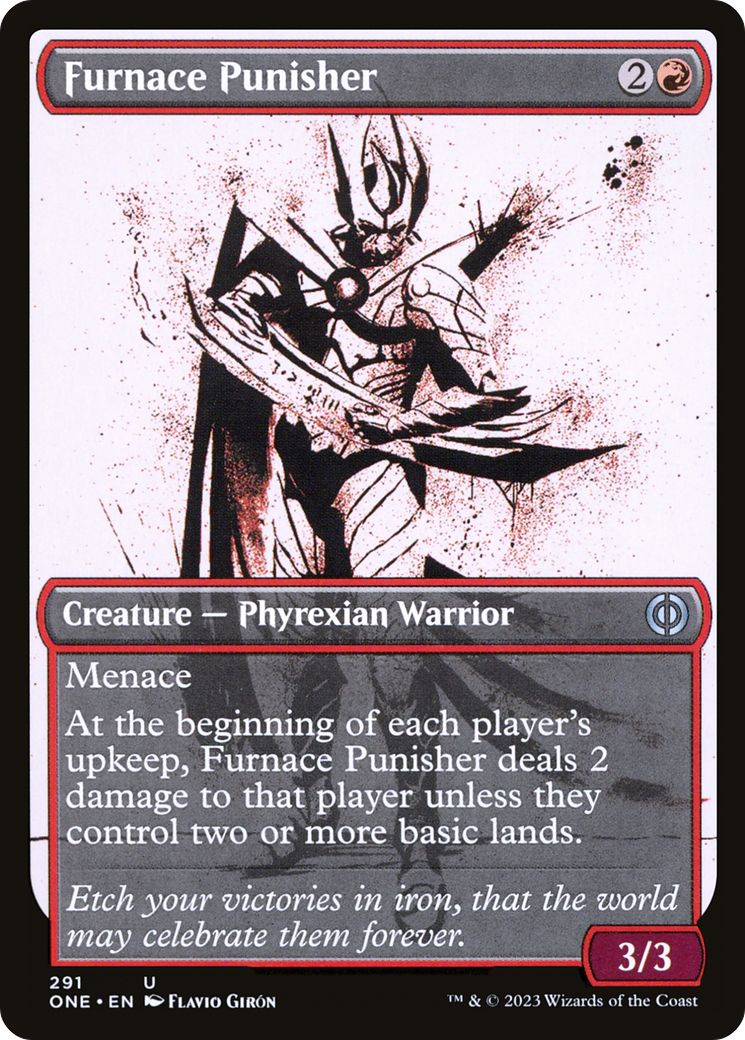 Furnace Punisher (Showcase Ichor) [Phyrexia: All Will Be One] | Shuffle n Cut Hobbies & Games