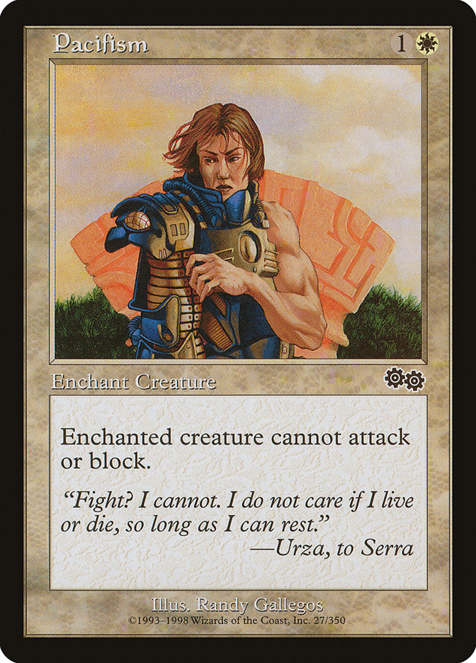 Pacifism [Urza's Saga] | Shuffle n Cut Hobbies & Games