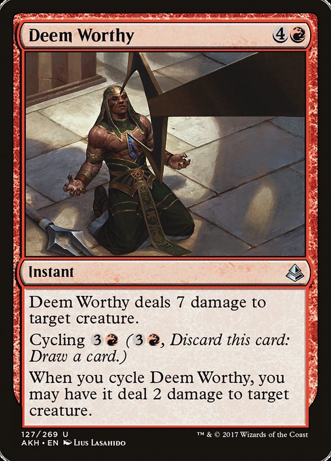 Deem Worthy [Amonkhet] | Shuffle n Cut Hobbies & Games