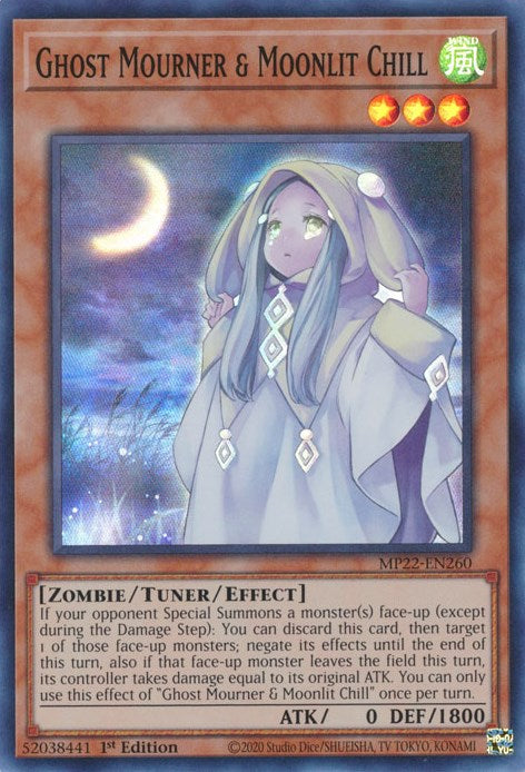 Ghost Mourner & Moonlit Chill [MP22-EN260] Super Rare | Shuffle n Cut Hobbies & Games