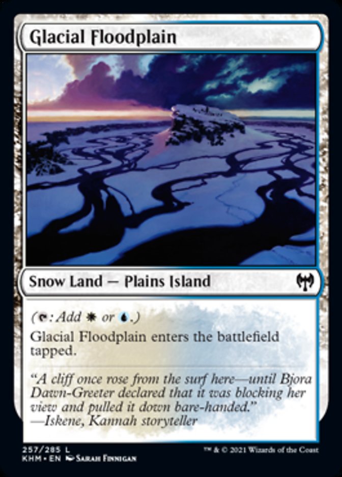 Glacial Floodplain [Kaldheim] | Shuffle n Cut Hobbies & Games