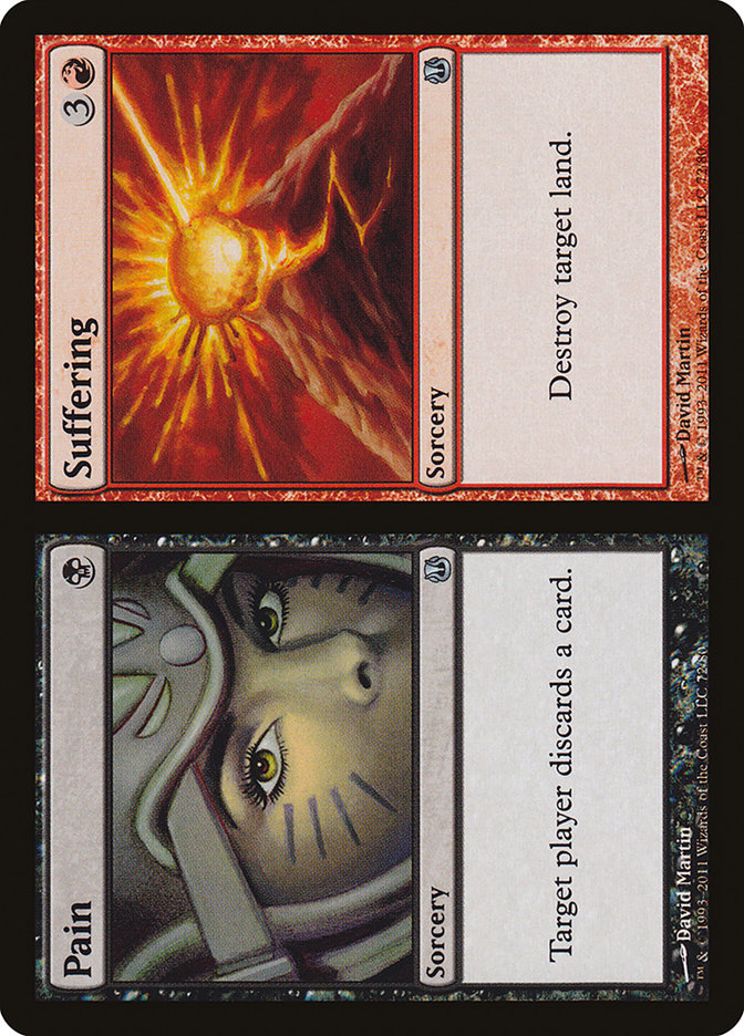Pain // Suffering [Duel Decks: Ajani vs. Nicol Bolas] | Shuffle n Cut Hobbies & Games