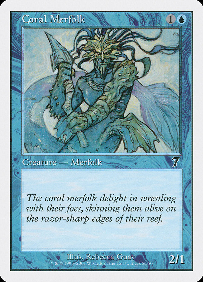 Coral Merfolk [Seventh Edition] | Shuffle n Cut Hobbies & Games