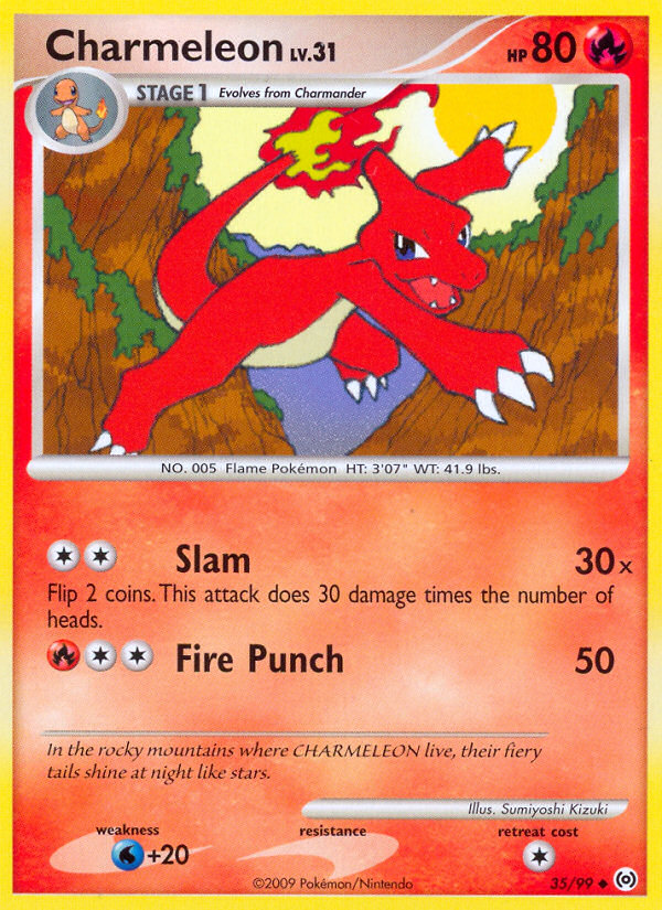 Charmeleon (35/99) [Platinum: Arceus] | Shuffle n Cut Hobbies & Games