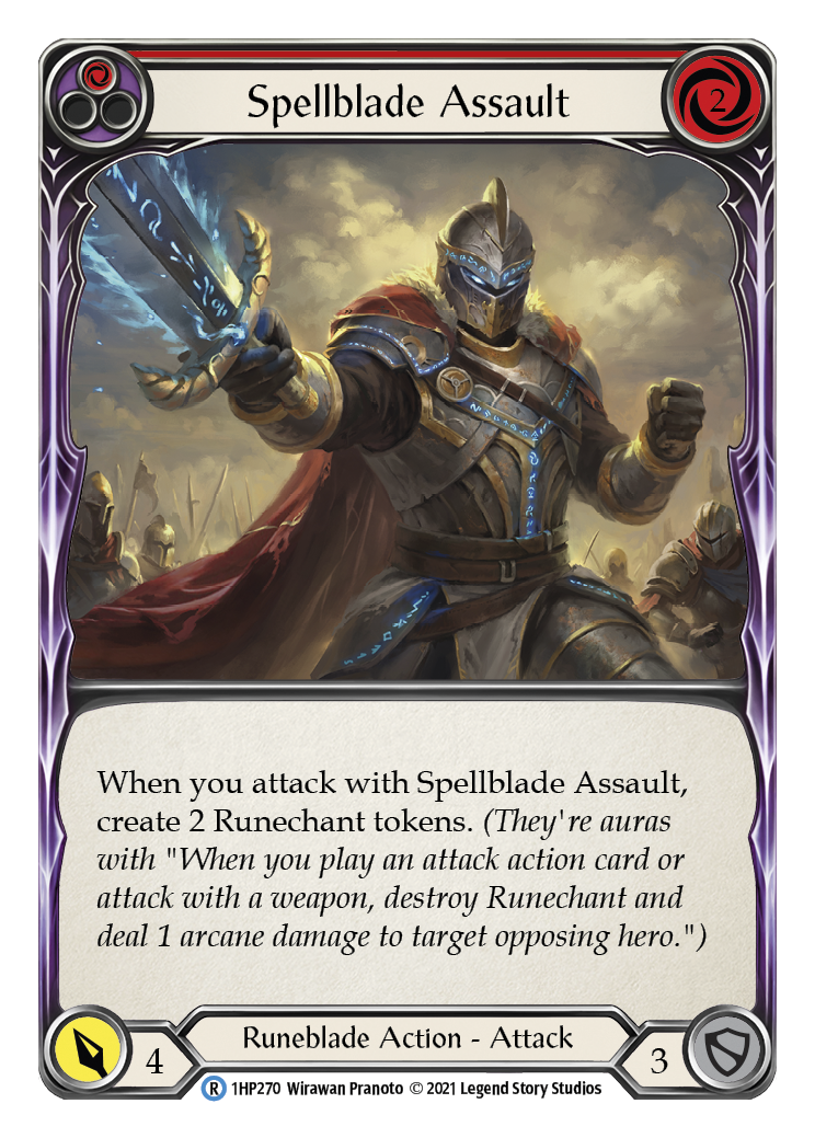 Spellblade Assault (Red) [1HP270] | Shuffle n Cut Hobbies & Games