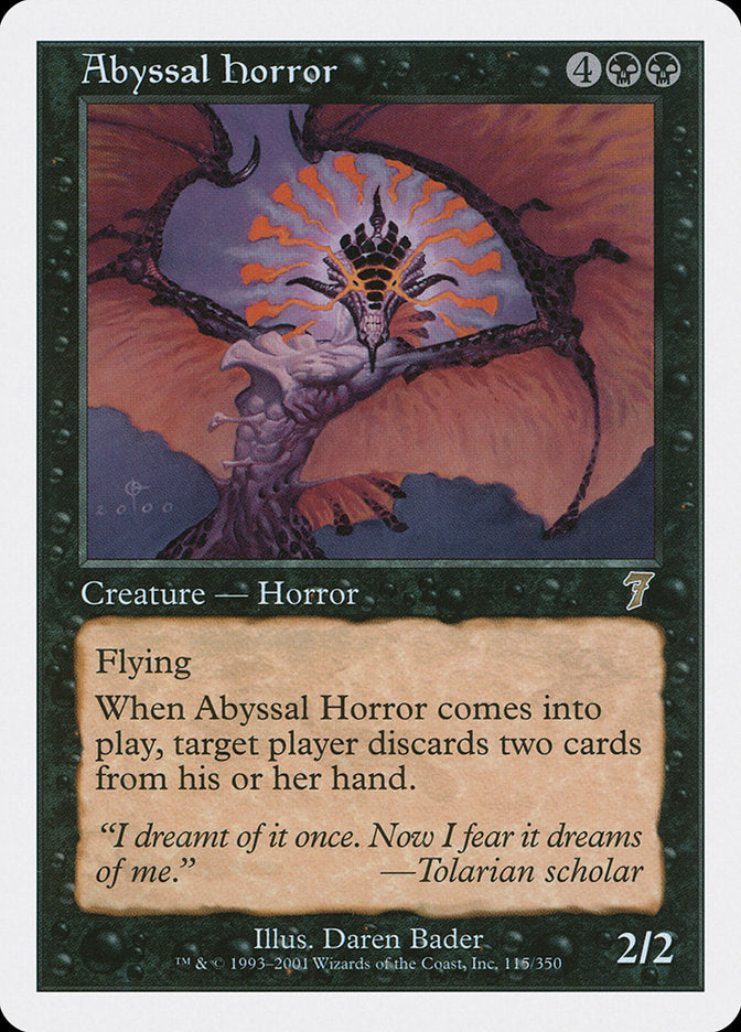 Abyssal Horror [Seventh Edition] | Shuffle n Cut Hobbies & Games