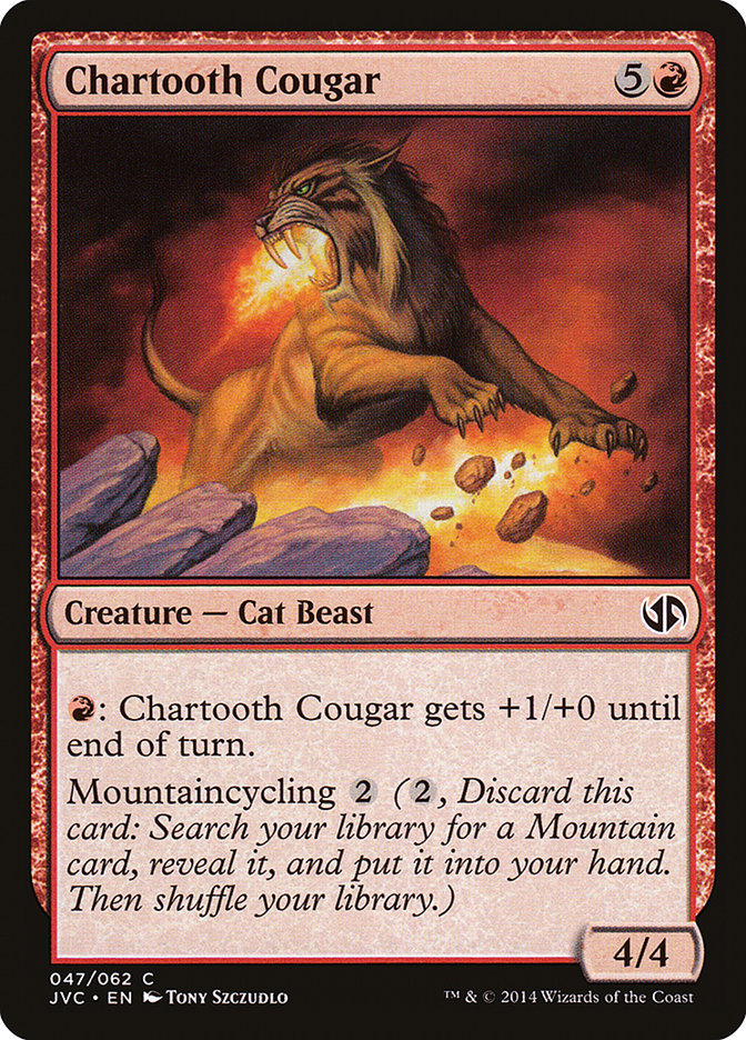 Chartooth Cougar [Duel Decks Anthology] | Shuffle n Cut Hobbies & Games