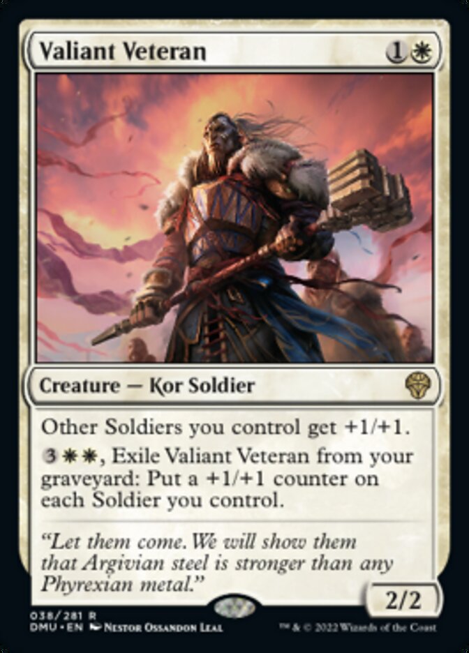 Valiant Veteran [Dominaria United] | Shuffle n Cut Hobbies & Games