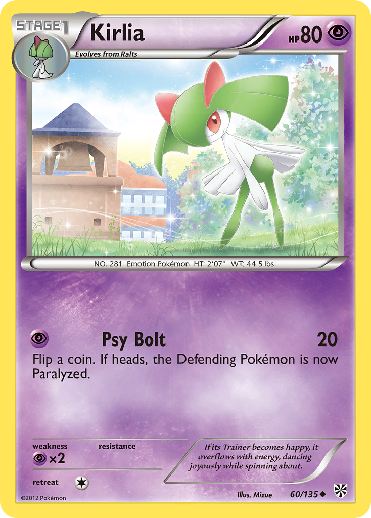 Kirlia (60/135) [Black & White: Plasma Storm] | Shuffle n Cut Hobbies & Games