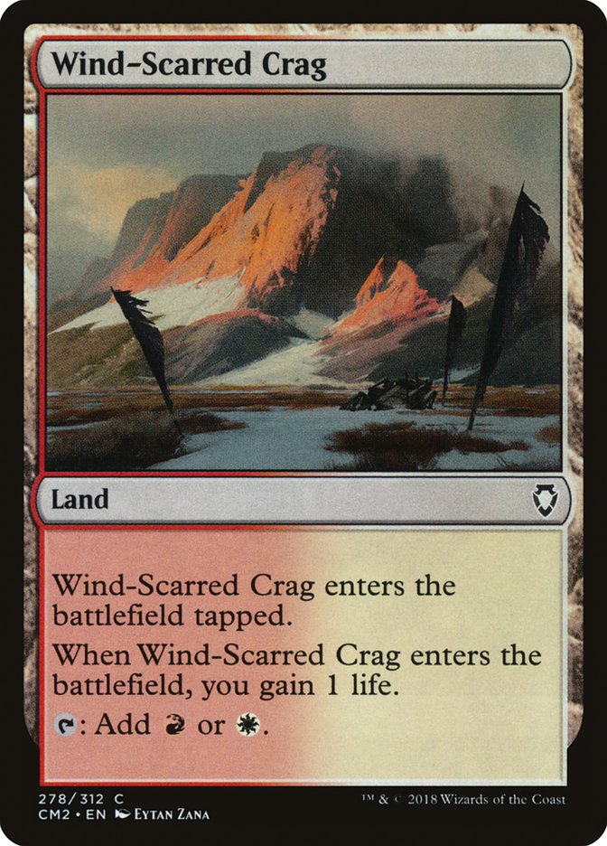 Wind-Scarred Crag [Commander Anthology Volume II] | Shuffle n Cut Hobbies & Games