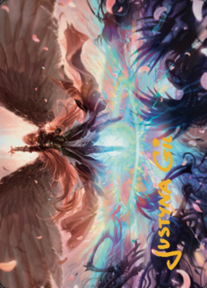 Iridian Maelstrom Art Card (Gold-Stamped Signature) [Dominaria United Art Series] | Shuffle n Cut Hobbies & Games
