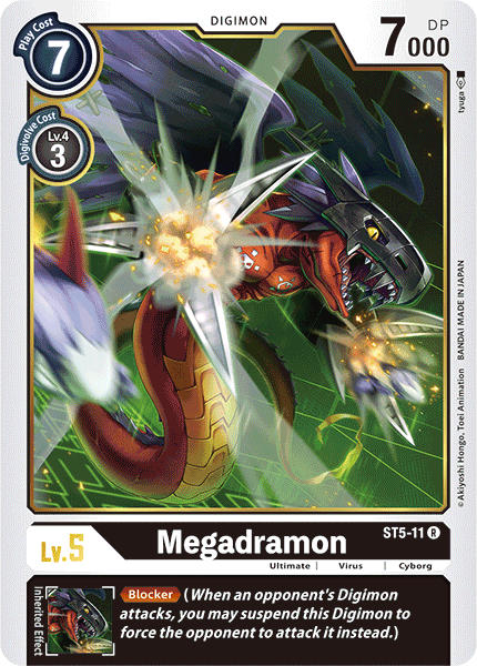 Megadramon [ST5-11] [Starter Deck: Machine Black] | Shuffle n Cut Hobbies & Games