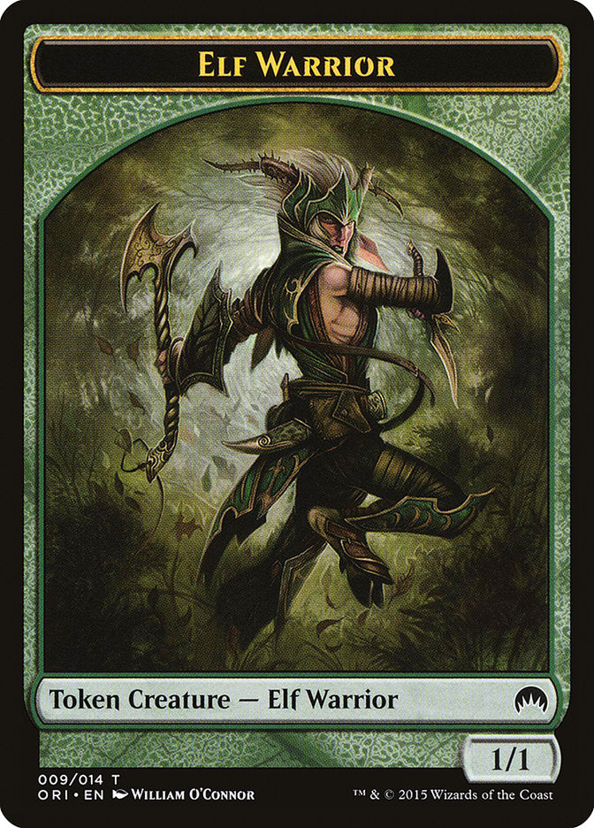 Elf Warrior Token [Magic Origins Tokens] | Shuffle n Cut Hobbies & Games