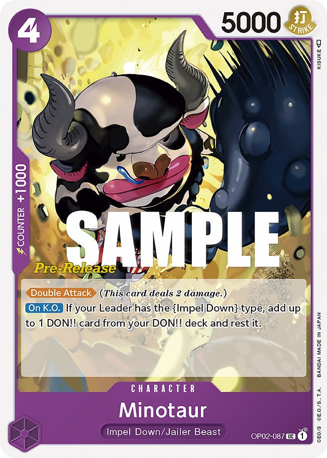 Minotaur [Paramount War Pre-Release Cards] | Shuffle n Cut Hobbies & Games