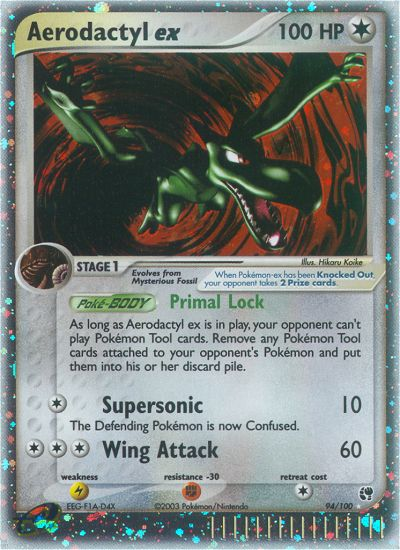 Aerodactyl ex (94/100) [EX: Sandstorm] | Shuffle n Cut Hobbies & Games