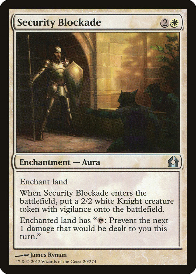 Security Blockade [Return to Ravnica] | Shuffle n Cut Hobbies & Games