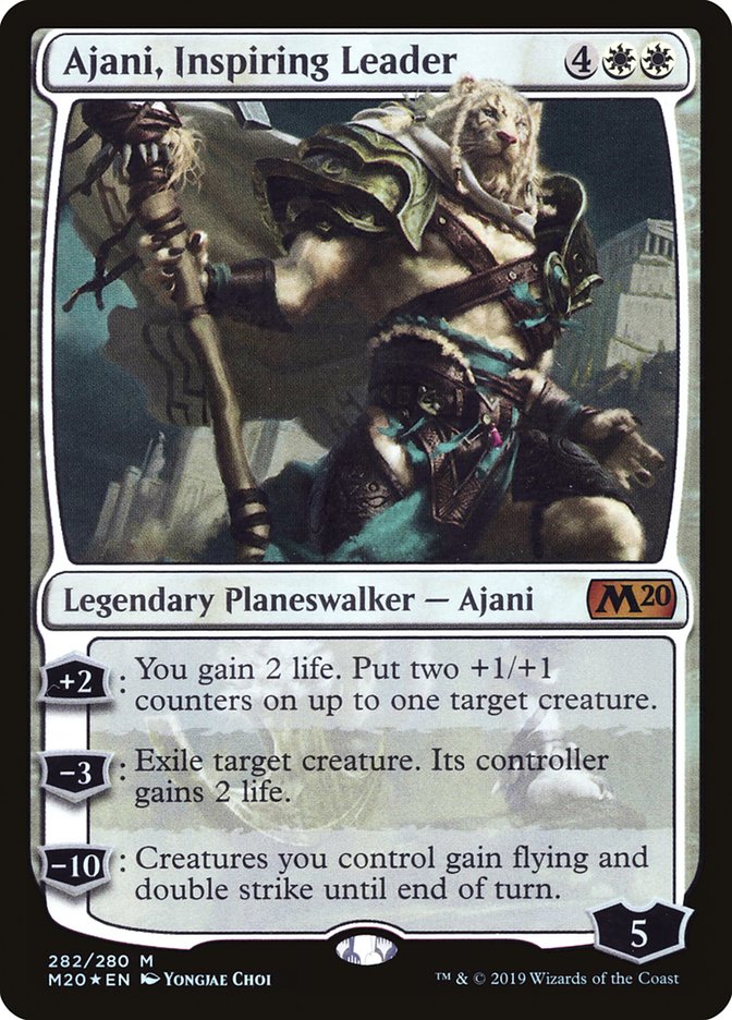 Ajani, Inspiring Leader [Core Set 2020] | Shuffle n Cut Hobbies & Games