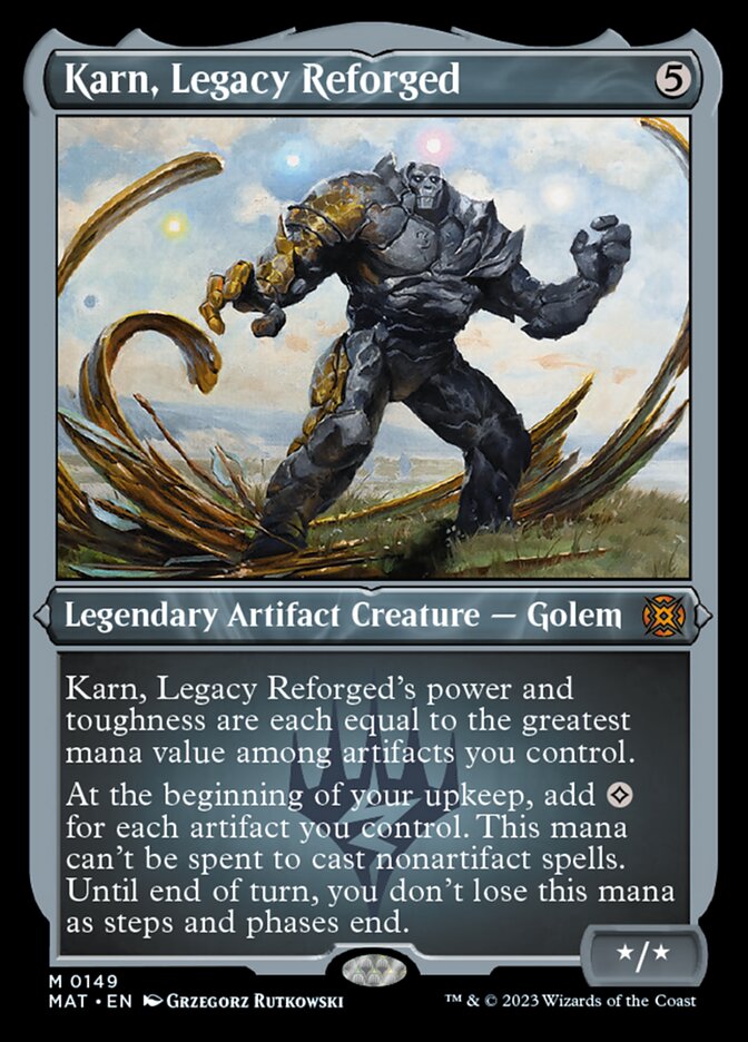 Karn, Legacy Reforged (Foil Etched) [March of the Machine: The Aftermath] | Shuffle n Cut Hobbies & Games