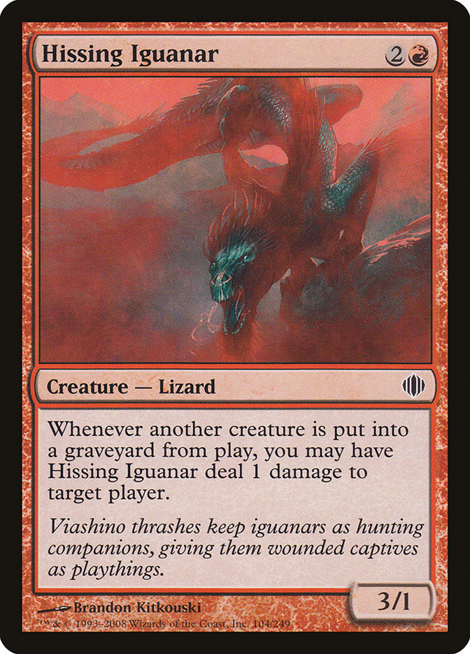 Hissing Iguanar [Shards of Alara] | Shuffle n Cut Hobbies & Games