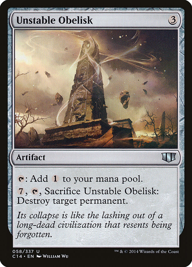 Unstable Obelisk [Commander 2014] | Shuffle n Cut Hobbies & Games