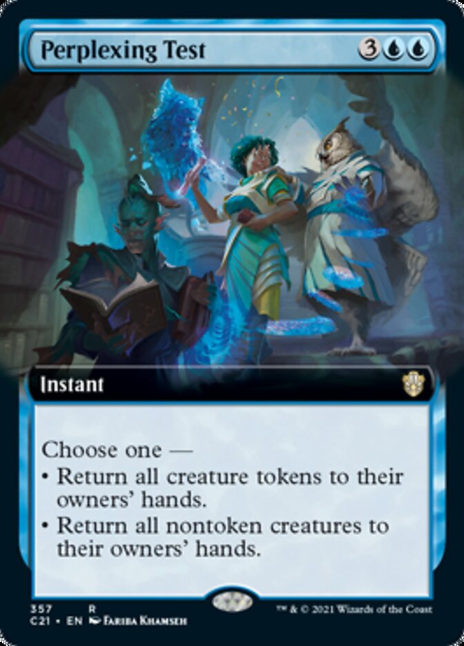 Perplexing Test (Extended Art) [Commander 2021] | Shuffle n Cut Hobbies & Games