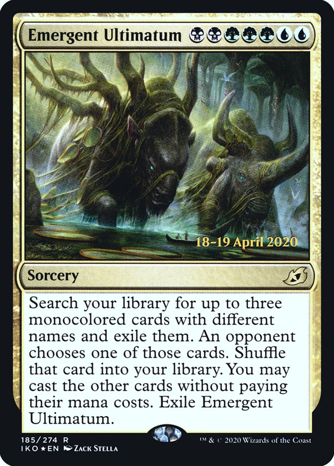 Emergent Ultimatum [Ikoria: Lair of Behemoths Prerelease Promos] | Shuffle n Cut Hobbies & Games