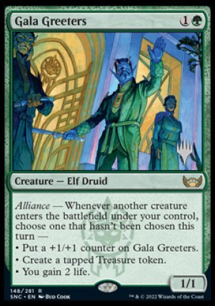 Gala Greeters (Promo Pack) [Streets of New Capenna Promos] | Shuffle n Cut Hobbies & Games