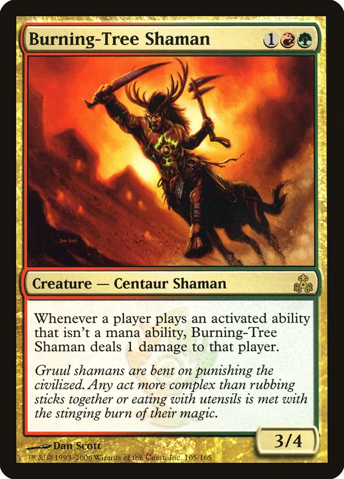 Burning-Tree Shaman [Guildpact] | Shuffle n Cut Hobbies & Games