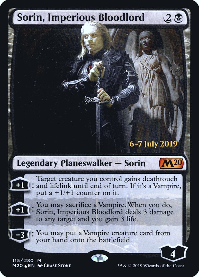 Sorin, Imperious Bloodlord [Core Set 2020 Prerelease Promos] | Shuffle n Cut Hobbies & Games