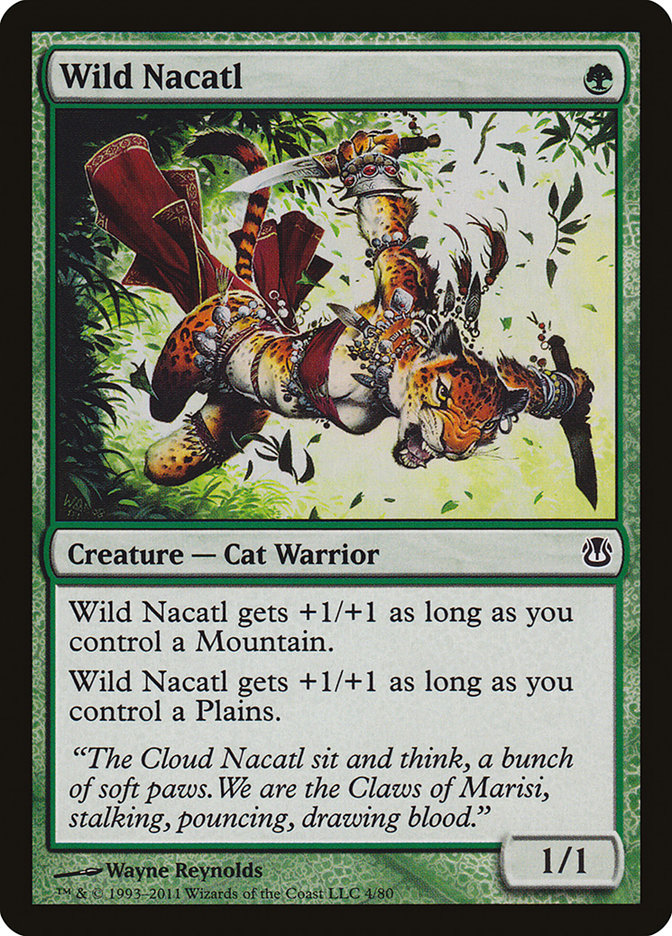 Wild Nacatl [Duel Decks: Ajani vs. Nicol Bolas] | Shuffle n Cut Hobbies & Games