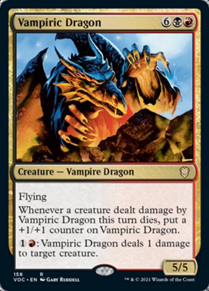 Vampiric Dragon [Innistrad: Crimson Vow Commander] | Shuffle n Cut Hobbies & Games