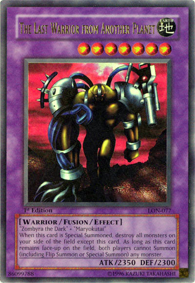 The Last Warrior from Another Planet [LON-077] Ultra Rare | Shuffle n Cut Hobbies & Games