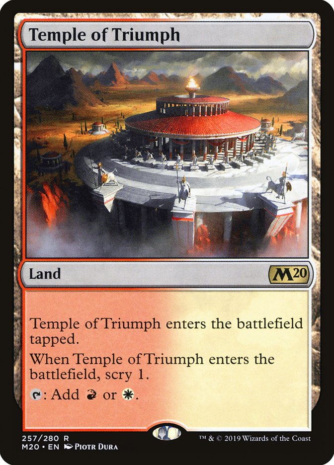Temple of Triumph [Core Set 2020] | Shuffle n Cut Hobbies & Games