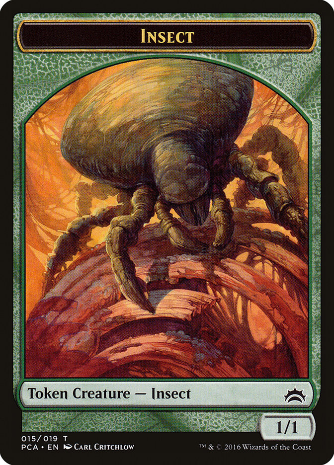 Insect Token [Planechase Anthology Tokens] | Shuffle n Cut Hobbies & Games