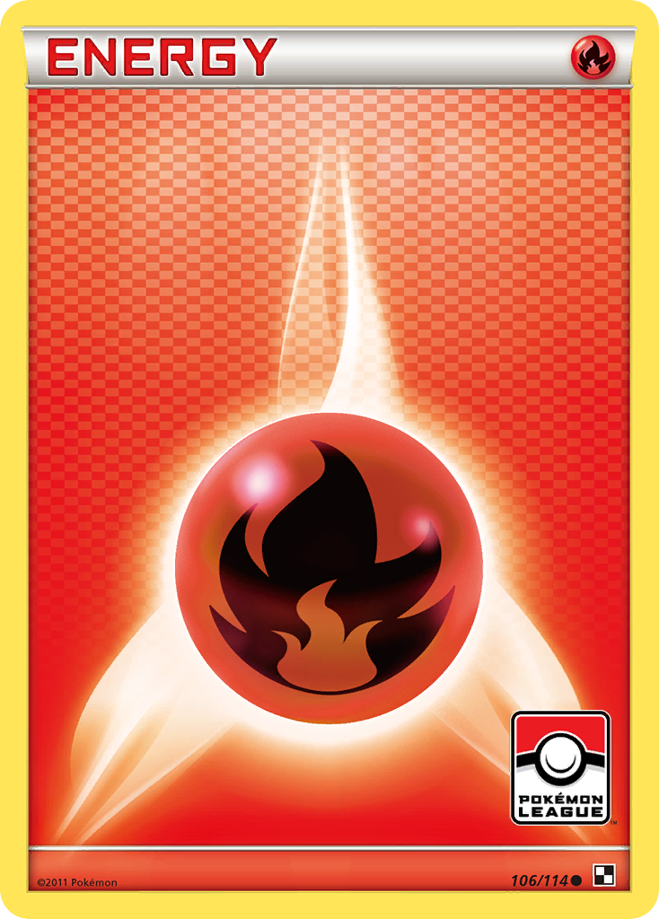 Fire Energy (106/114) [Black & White: Base Set] | Shuffle n Cut Hobbies & Games