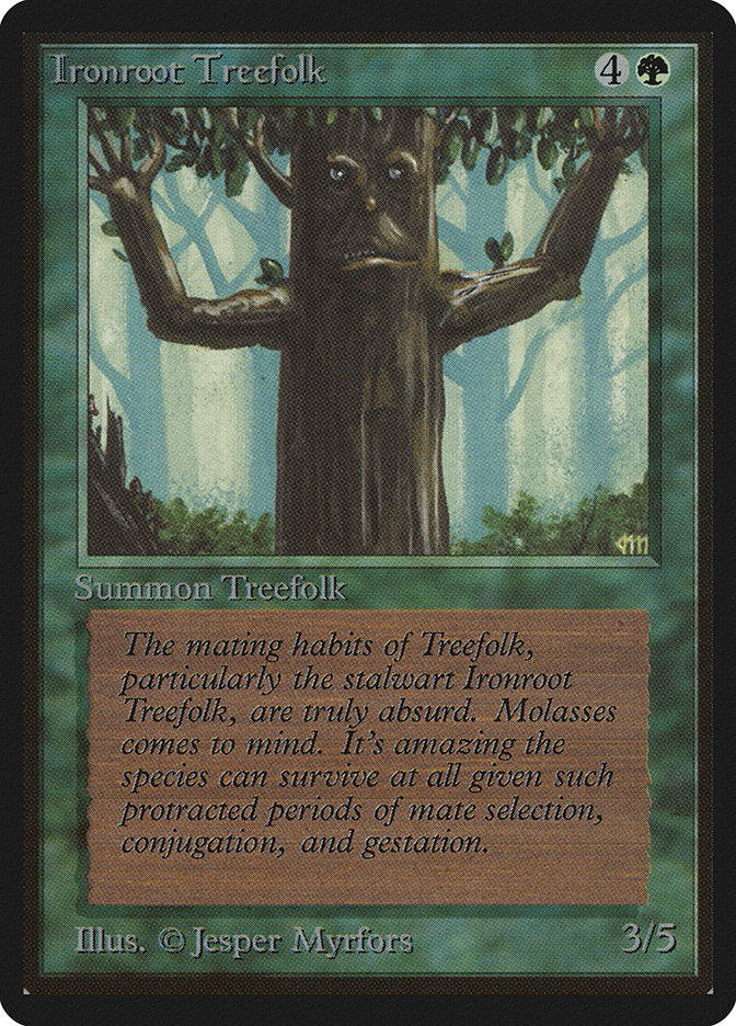 Ironroot Treefolk [Beta Edition] | Shuffle n Cut Hobbies & Games