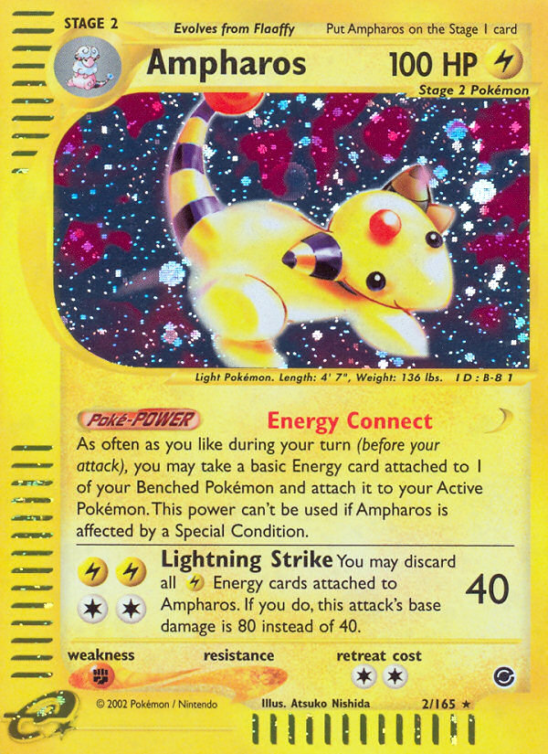 Ampharos (2/165) [Expedition: Base Set] | Shuffle n Cut Hobbies & Games