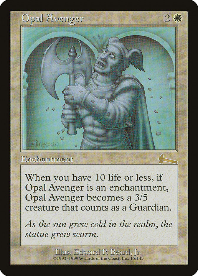 Opal Avenger [Urza's Legacy] | Shuffle n Cut Hobbies & Games