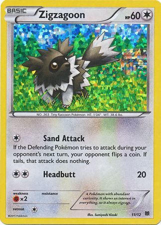 Zigzagoon (11/12) [McDonald's Promos: 2015 Collection] | Shuffle n Cut Hobbies & Games