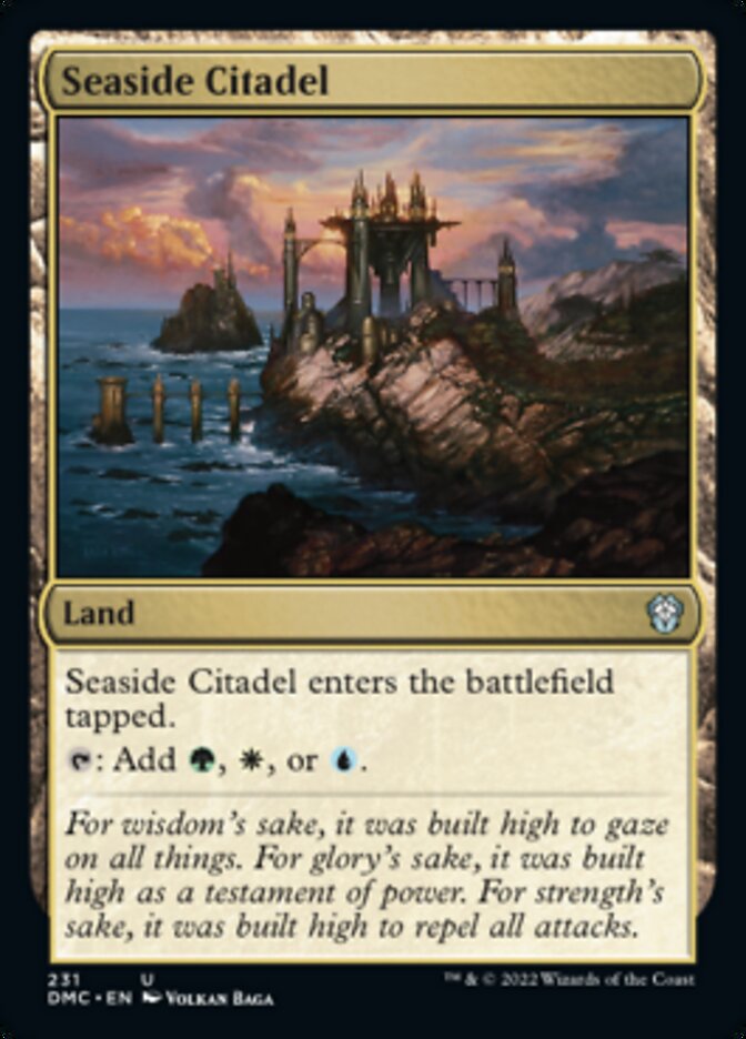 Seaside Citadel [Dominaria United Commander] | Shuffle n Cut Hobbies & Games