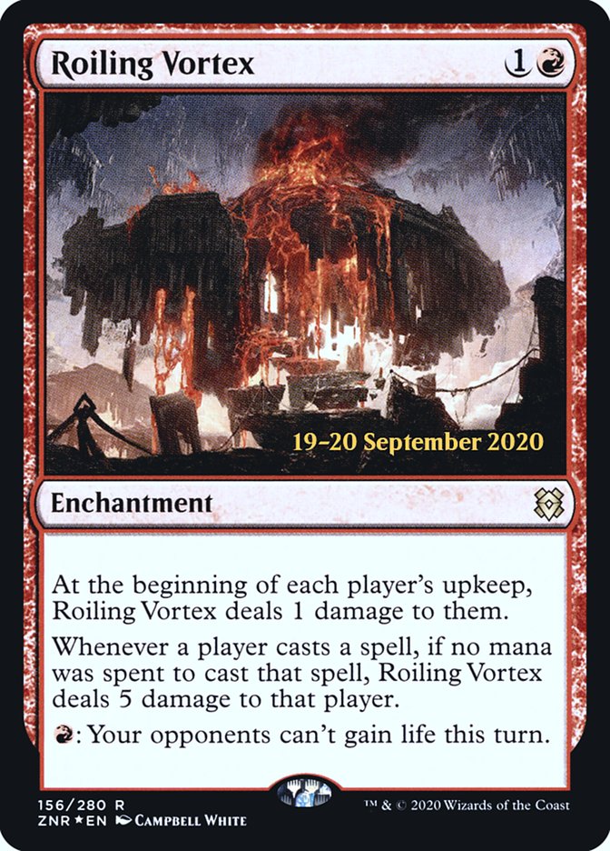 Roiling Vortex [Zendikar Rising Prerelease Promos] | Shuffle n Cut Hobbies & Games