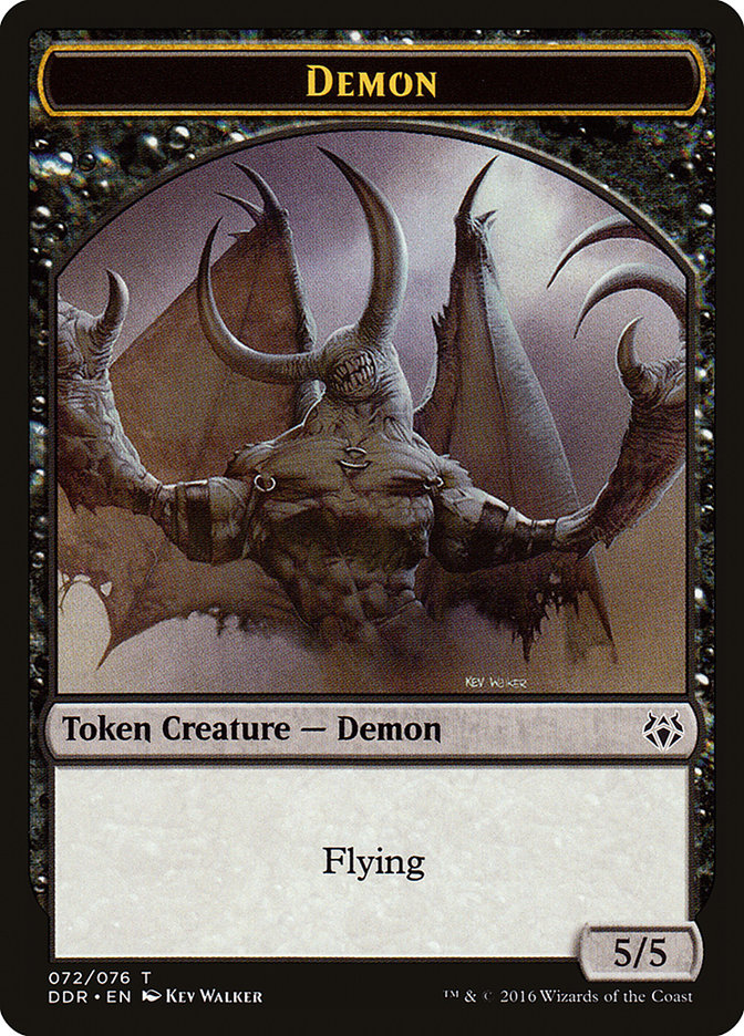 Demon Token [Duel Decks: Nissa vs. Ob Nixilis] | Shuffle n Cut Hobbies & Games